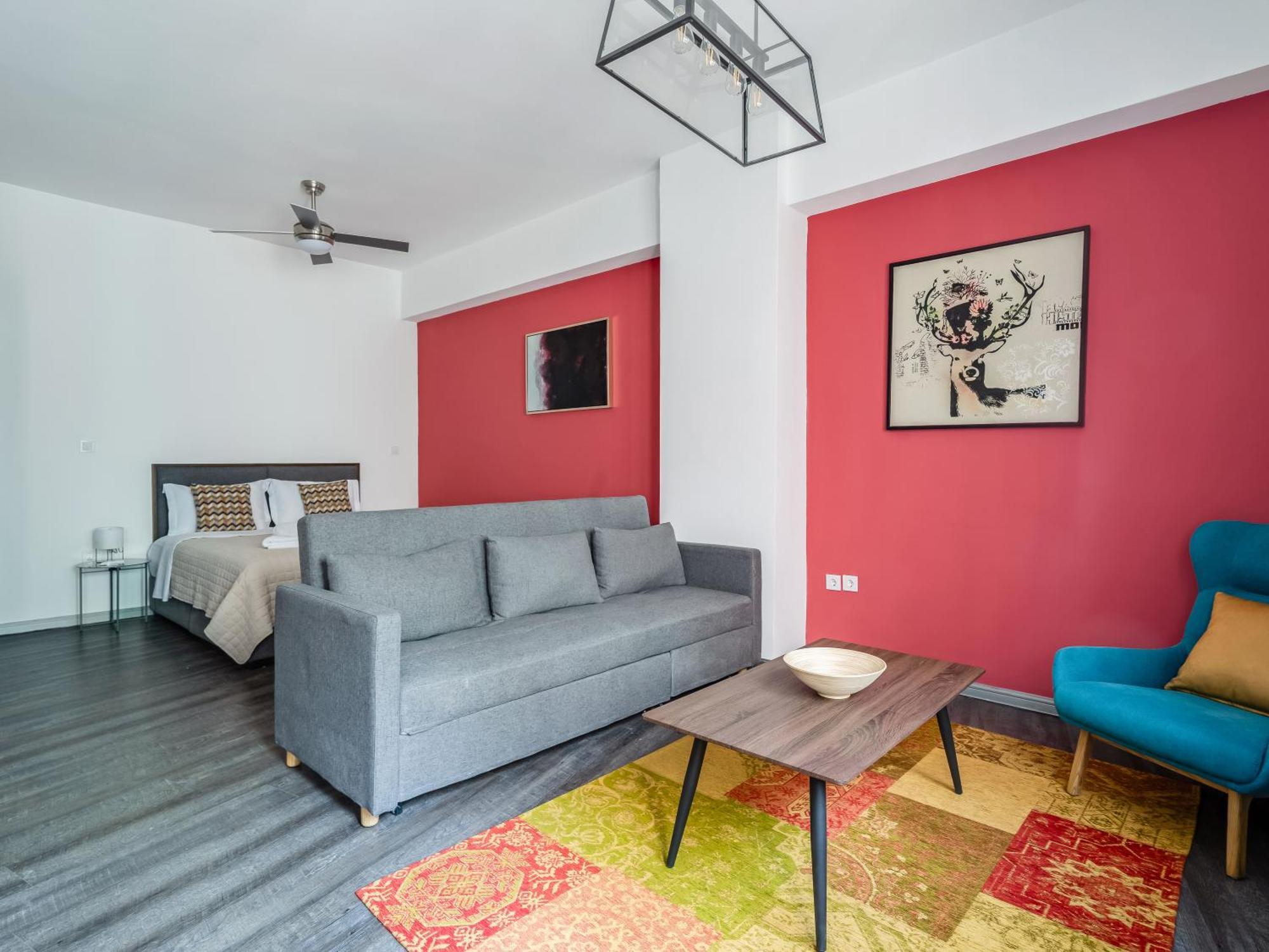 Apartamento Sanders Center Atenas Habitación foto